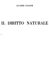 book Il diritto naturale