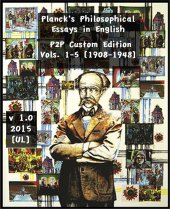 book Planck's Philosophical Essays in English P2P Custom Ed. Vols. 1-5 [1908-1948]