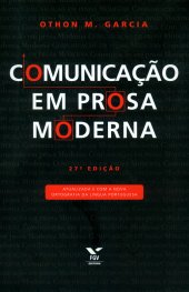 book Comunicação em prosa moderna