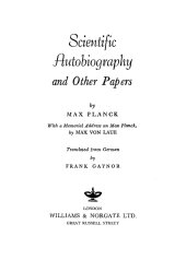 book Scientific Autobiography And Other Papers