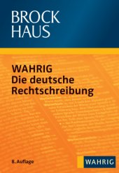 book WAHRIG Die deutsche Rechtschreibung