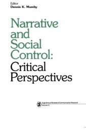 book Narrative and Social Control: Critical Perspectives