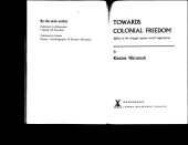 book Towards Colonial Freedom