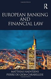 book European Banking and Financial Law