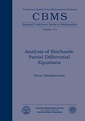 book Analysis of Stochastic Partial Differential Equations