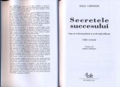 book Secretele succesului: cum sǎ va faceți prieteni și sǎ deveniți influenți