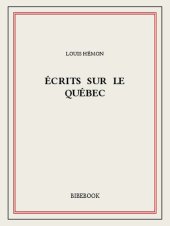 book Écrits sur le Québec