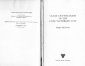 book Class and religion in the late Victorian city