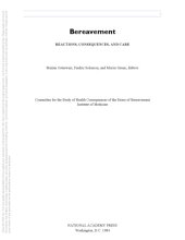 book Bereavement : reactions, consequences, and care