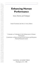 book Enhancing human performance : issues, theories, and techniques