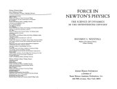 book Force in Newton's Physics: The science of dynamics in the Seventeenth century