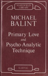 book Primary love and psycho-analytic technique