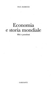 book Economia e storia mondiale. Miti e paradossi