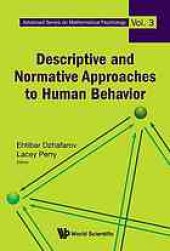 book Descriptive and normative approaches to human behavior