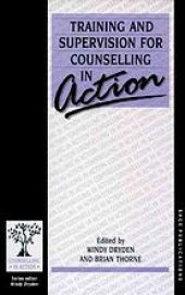 book Training and supervision for counselling in action