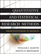 book Quantitative and statistical research methods : from hypothesis to results