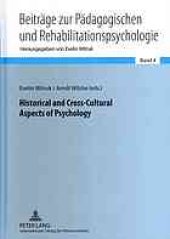 book Historical and Cross-Cultural Aspects of Psychology