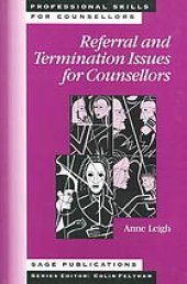 book Referral and termination issues for counsellors