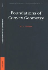 book Foundations of Convex Geometry