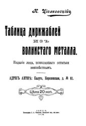 book Таблица дирижаблей из волнистого металла