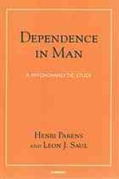 book Dependence in man : a psychoanalytic study