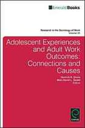 book Adolescent experiences and adult work outcomes