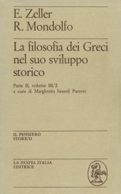 book La filosofia dei Greci nel suo sviluppo storico. Da Socrate ad Aristotele. Platone e l'Accademica antica