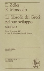 book La filosofia dei Greci nel suo sviluppo storico. Da Socrate ad Aristotele. Platone e l'Accademica antica