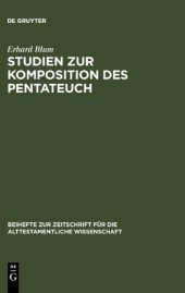 book Studien zur Komposition des Pentateuch