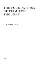 book The Foundations of Primitive Thought