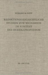 book Redaktionsgeschichtliche Studien zum Michabuch im Kontext des Dodekapropheton