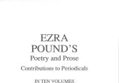 book Ezra Pound's poetry and prose : contributions to periodicals