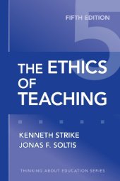 book The Ethics of Teaching, Fifth Edition