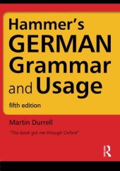 book Hammer's German Grammar and Usage