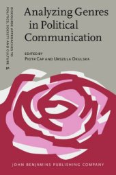 book Analyzing Genres in Political Communication: Theory and Practice