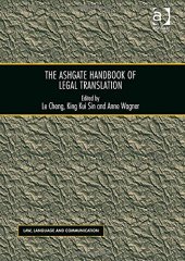 book The Ashgate Handbook of Legal Translation