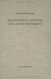 book Ausgewählte Aufsätze zum Alten Testament