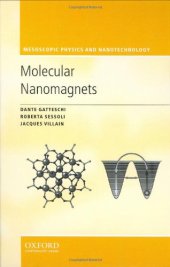 book Molecular Nanomagnets 