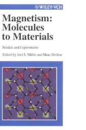 book Magnetism: Molecules to Materials: Models and Experiments