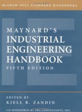 book Maynard's Industrial Engineering Handbook