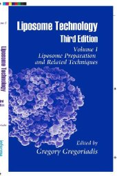 book Liposome Technology. Liposome Preparation and Related Techniques