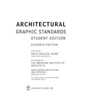 book Architectural Graphic Standards, 11th edition