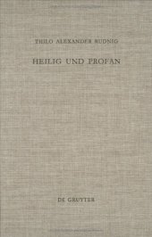 book Heilig und Profan: Redaktionskritische Studien zu Ez 40-48