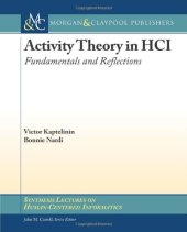 book Activity Theory in HCI: Fundamentals and Reflections