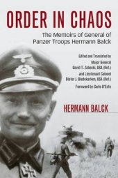 book Order in Chaos: The Memoirs of General of Panzer Troops Hermann Balck