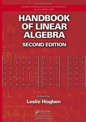 book Handbook of Linear Algebra, Second Edition