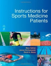 book Instructions for Sports Medicine Patients