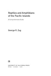 book Reptiles and Amphibians of the Pacific Islands : A Comprehensive Guide