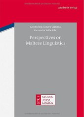 book Perspectives on Maltese Linguistics