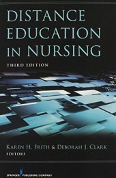 book Distance Education in Nursing: Third Edition